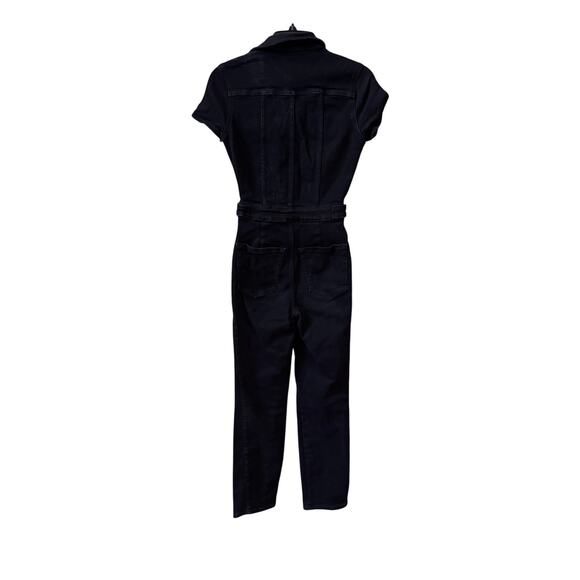 GOOD AMERICAN SHORT SLEEVE
STRETCH DENIM WOMEN JUMPSUIT XS - Picture 6 of 6